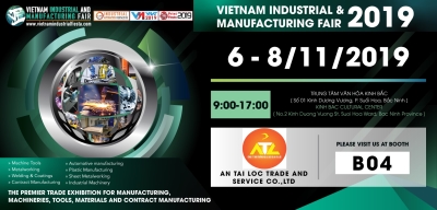 Thư mời tham dự triển lãm Vietnam industrial and manufacturing fair 2019 tại Bắc Ninh
