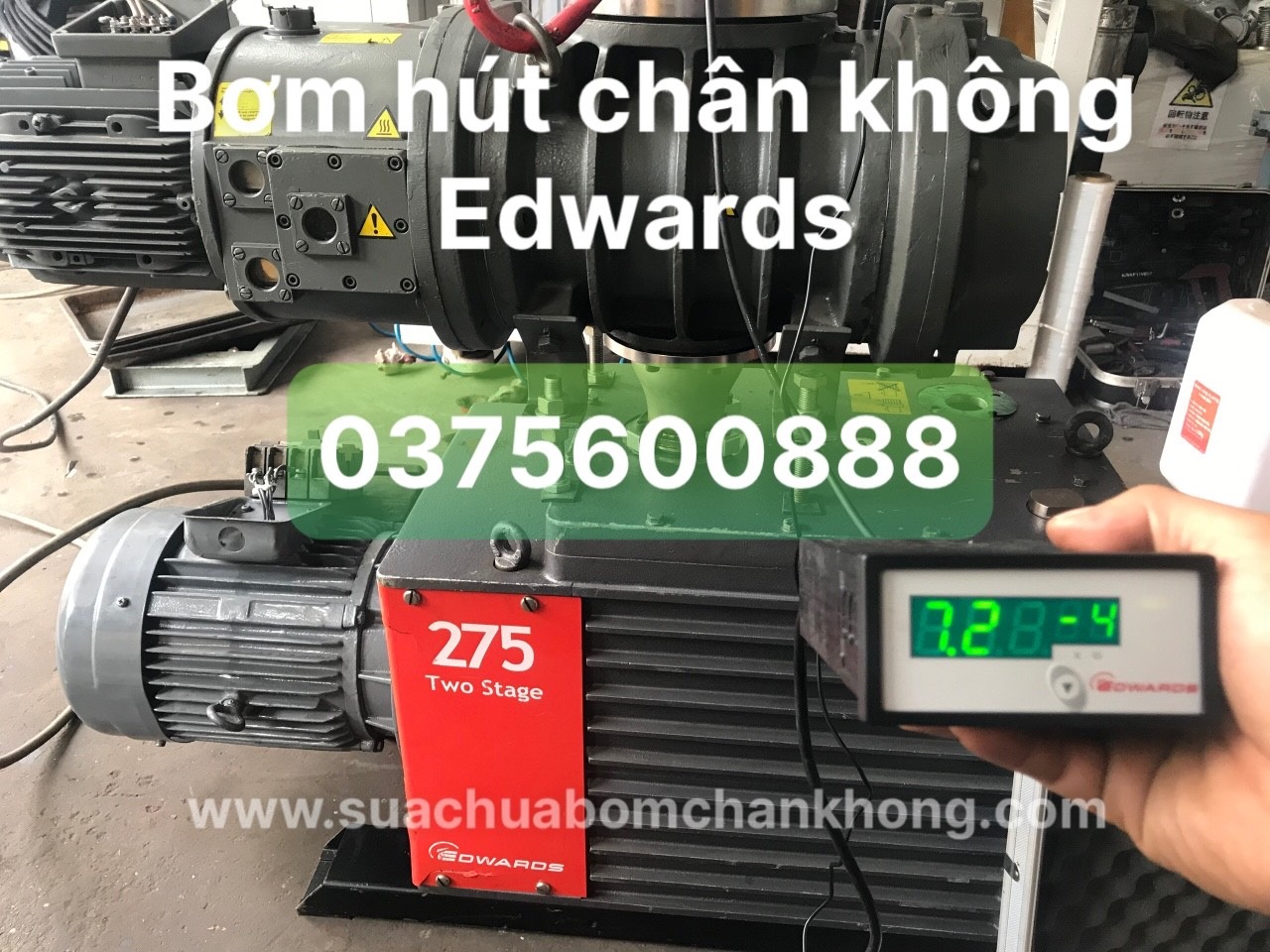 Bơm hút chân không vòng dầu Edwards